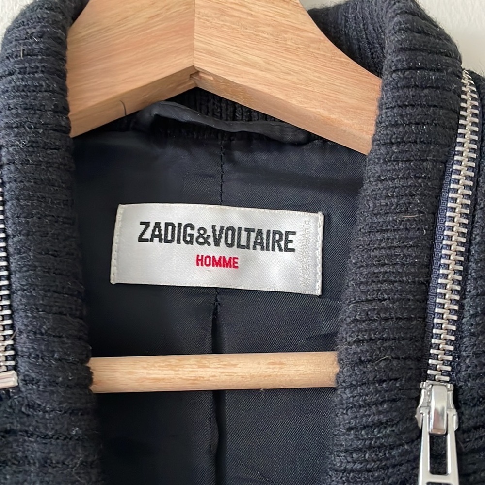 Zadig & Voltaire Bomber Jacket Kassidy Teddy - Picture 2 of 12
